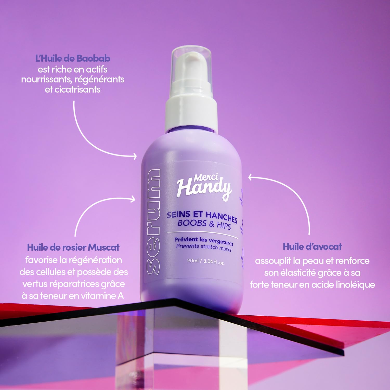 MERCI HANDY Stretch Marks and Scars For Chest And Hips Body Serum 90ml سيروم الجسم من ميرسي هاندي - Image 4