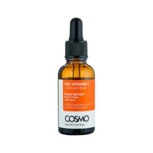 COSMO Vitamin C 10% + Ferulic Acid Face Serum 30ml  كوزمو سيروم الفيتامين سي المُفتح للبشرة