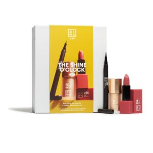 3INA The Shine O'Clock Kit مجموعة هدايا مكياج مينا