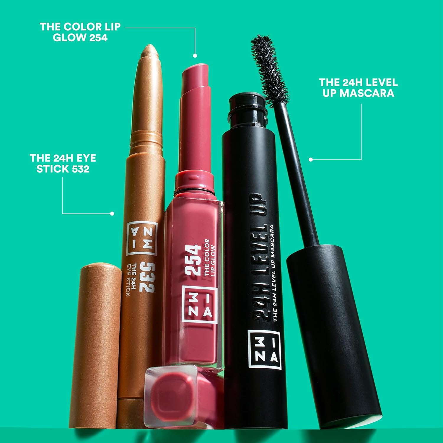 3INA The Scribble and Glow Kit مجموعة هدايا مكياج مينا - Image 3