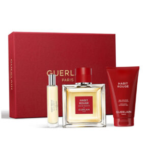 GUERLAIN  Habit Rouge Eau de Toilette Gift Set 100ml گرلاين مجموعة عطور للرجال