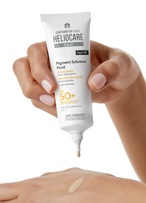 CANTABRIA LABS HELIOCARE 360° Pigment Solution Fluid SPF50+ 50ml كانتابريا لابز واقي شمس معالج لتصبغات البشرة - Image 3