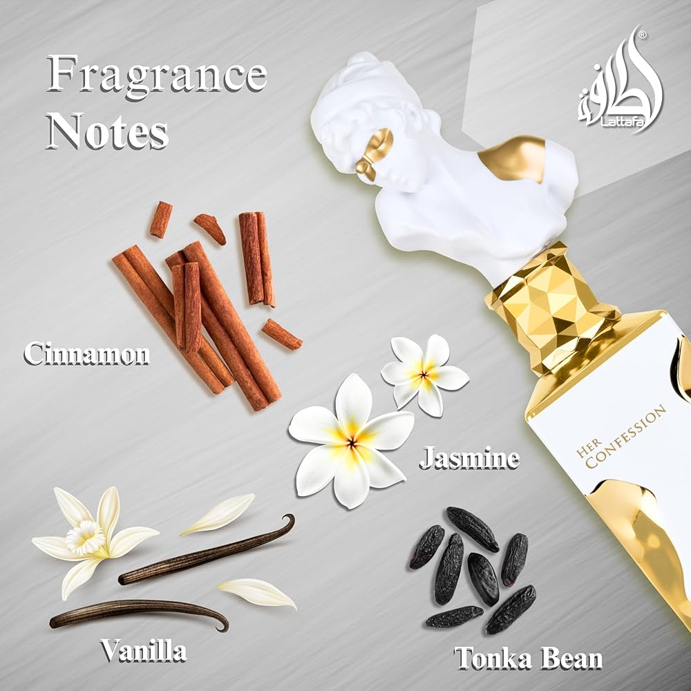 LATTAFA Her Confession Eau De Parfum 100ml لطافة عطر للنساء - Image 4