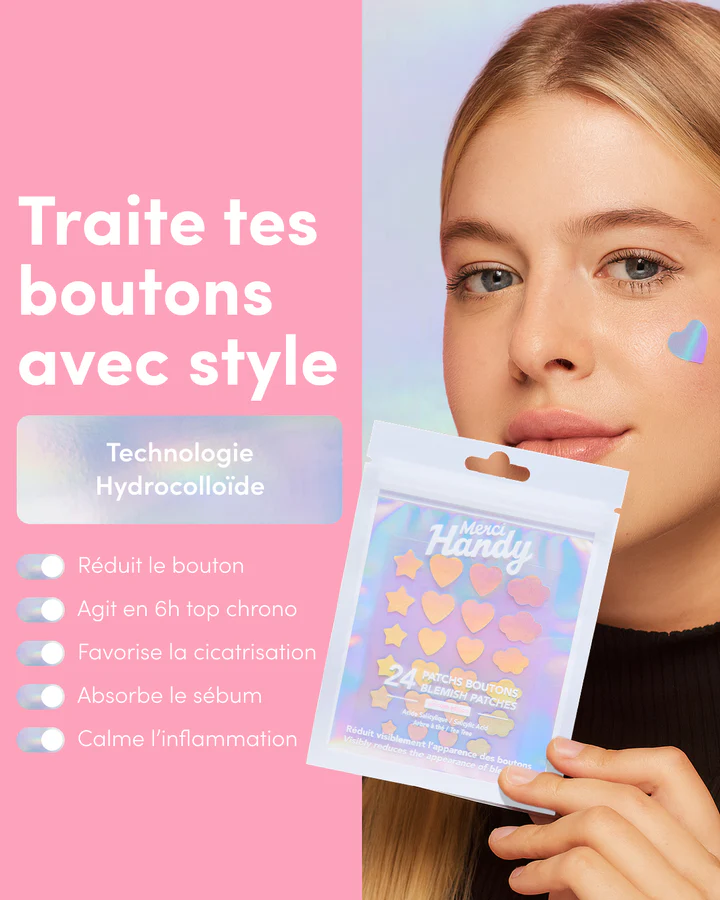 MERCI HANDY Unicorn Edition Patch Bouton 24 piece لصقات لمعالجة شوائب البشرة من ميرسي هاندي - Image 3