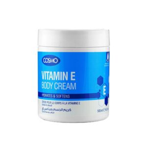 COSMO Vitamin E Body Cream 500ml  كوزمو كريم مرطب للبشرة الجافة للجسم