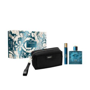 VERSACE EROS POUR HOMME EAU DE PARFUM بكج هدايا عطور للرجال من ڤيرزاتشي
