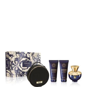 VERSACE Dylan Blue Pour Femme Eau de Parfum Gift Set بكج هدايا للنساء من ڤيرساتشي