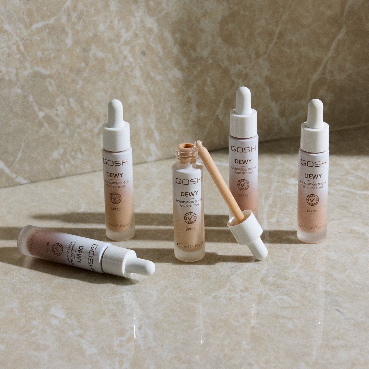 GOSH DEWY FOUNDATION DROPS گوش فاونديشن للبشرة - Image 3