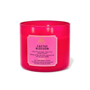 BATH & BODY WORKS Cactus Blossom 3-Wick Candle شمعة بثلاث فتائل من باث آند بودي وركس