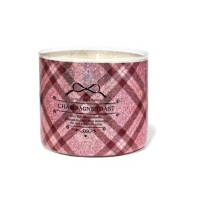 BATH & BODY WORKS  Champagne Toast 3-Wick Candle شمعة بثلاث فتائل من باث آند بودي وركس