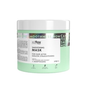 SO!FLOW Smoothing mask for hair after keratin straightening 400ml قناع تنعيم الشعر بعد فرد الكيراتين من سو فلو