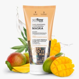 SO!FLOW Emollient - protein mask for medium porosity hair 200ml مرطب - قناع بروتين للشعر متوسط ​​المسامية من سو فلو