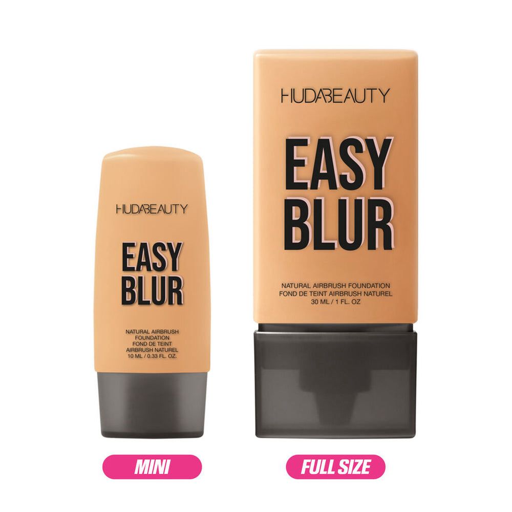 HUDABEAUTY EASY BLUR NATURAL AIRBRUSH FOUNDATION MINI SIZE هدى بيوتي كريم اساس للبشرة بحجم صغير - Image 3
