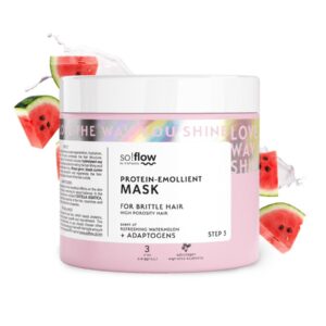 SO!FLOW PROTEIN-EMOLLIENT MASK FOR BRITTLE HAIR HIGH POROSITY HAIR 400ml سو فلو ماسك للعناية بالشعر