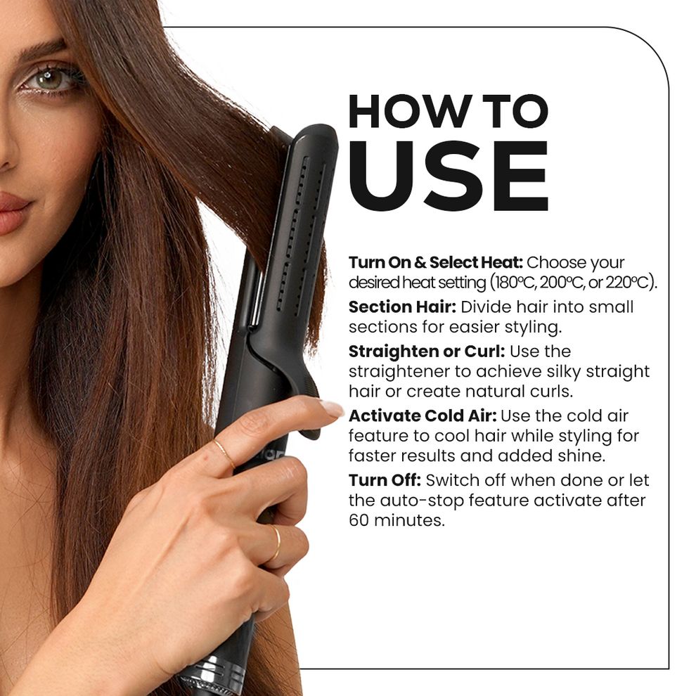 CLARA ANTI-FRIZZ PLATINUM IONIC STRAIGHTENER كلارا مكواة لتصفيف الشعر - Image 6