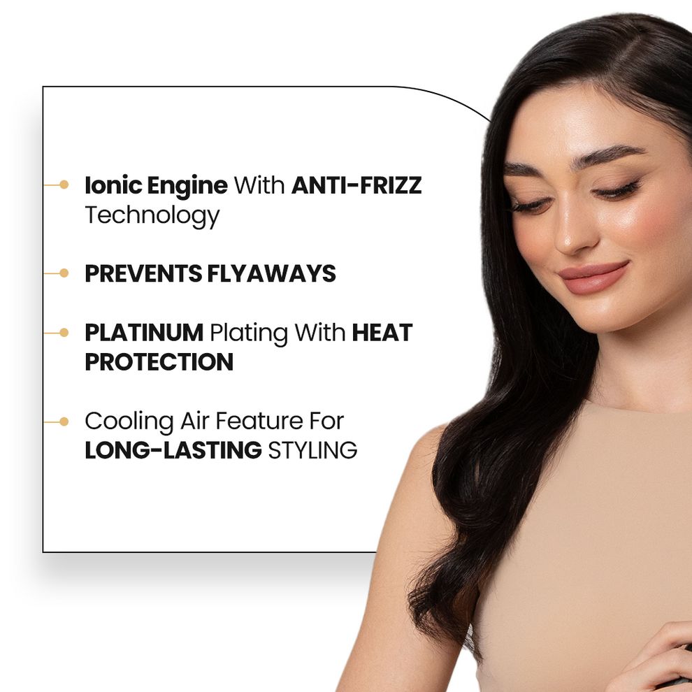 CLARA ANTI-FRIZZ PLATINUM IONIC STRAIGHTENER كلارا مكواة لتصفيف الشعر - Image 4