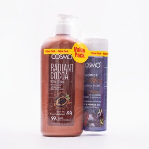 CASMO BODY LOTION & SHOWER GEL لوشن مرطب للجسم + جل استحمام من كوزمو