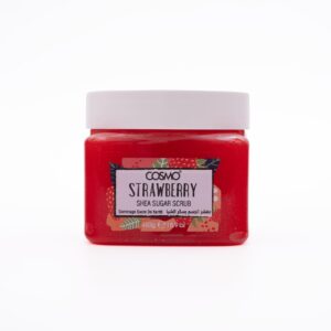 COSMO STRAWBERRY SHEA SUGAR SCRUB 450g مقشر الجسم بسكر الشيا من كوزمو