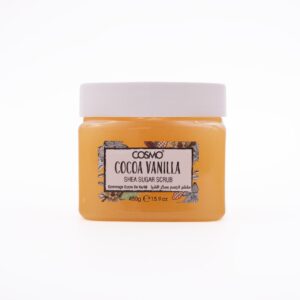 COSMO COCOA VANILLA SHEA SUGAR SCRUB 450g كوزمو مقشر سكر الشيا للجسم