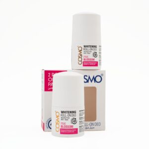 COSMO WHITENING ROLL-ON-DEO PINK BLOSSOM 2 PC OFFER PACK كوزمو رول مزيل تعرق 1+1