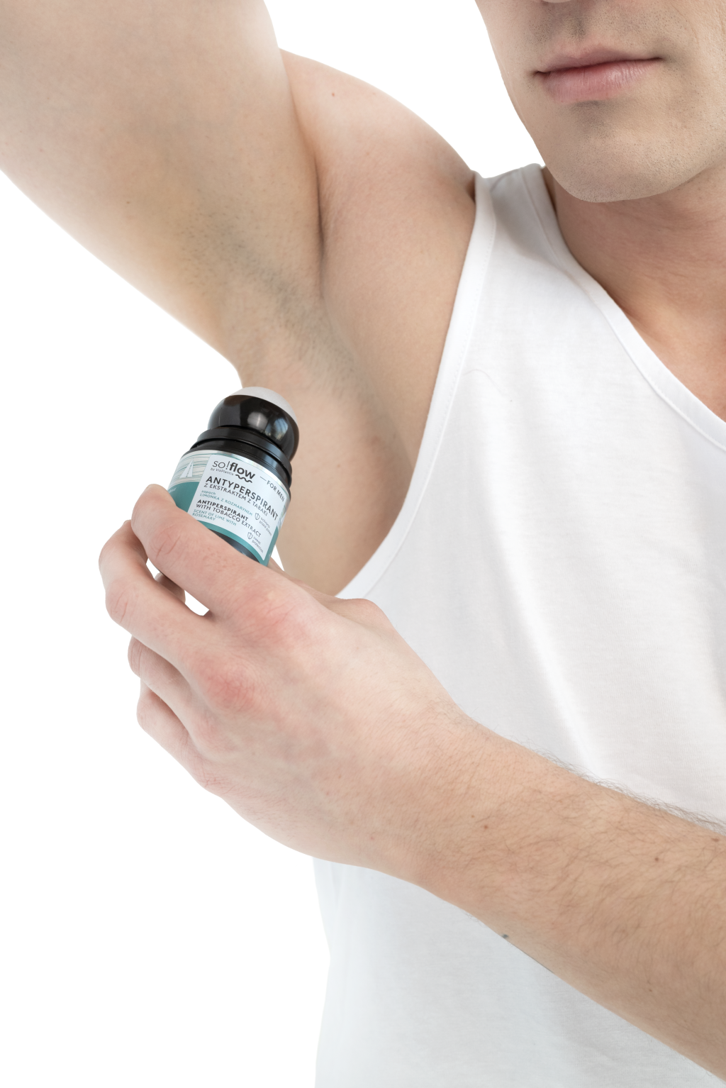 SO!FLOW Antiperspirant for men, lime and rosemary scent 50ml مزيل تعرق للرجال من سو فلو - Image 3