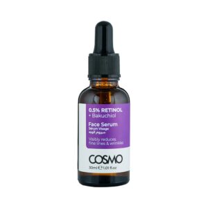 COSMO Retinol 0.5% + Bakuchiol Face Serum 30ml  كوزمو سيروم مضاد للشيخوخة