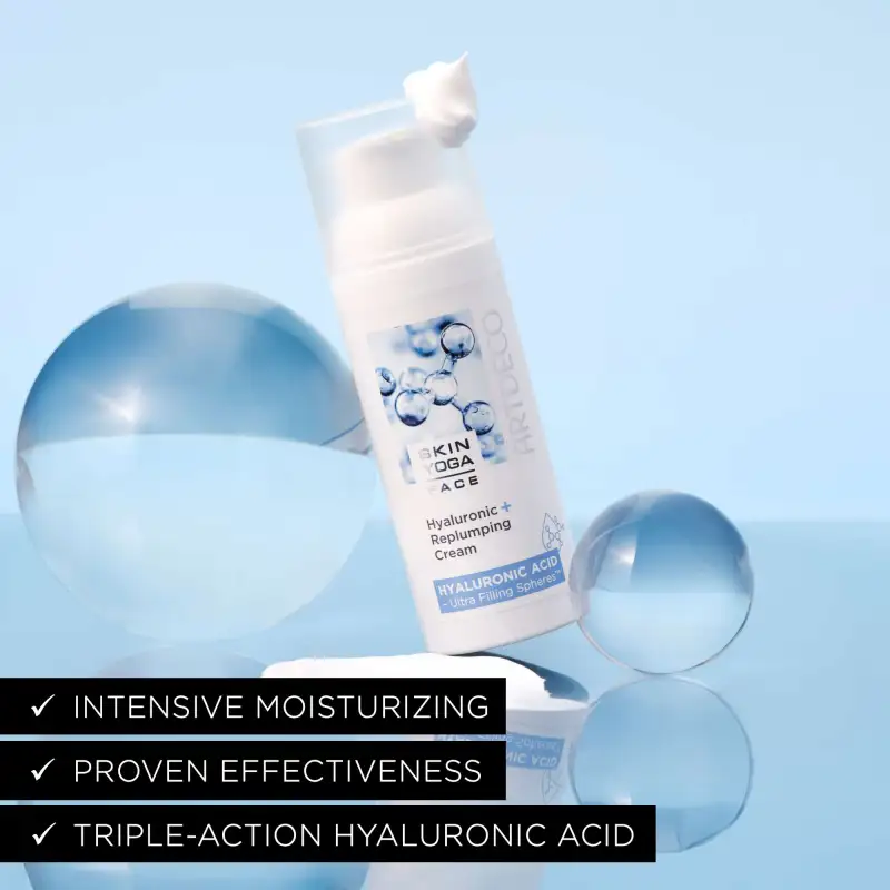 ARTDECO Hyaluronic + Replumping Cream كريم العناية بالبشرة من ارديكو - Image 5
