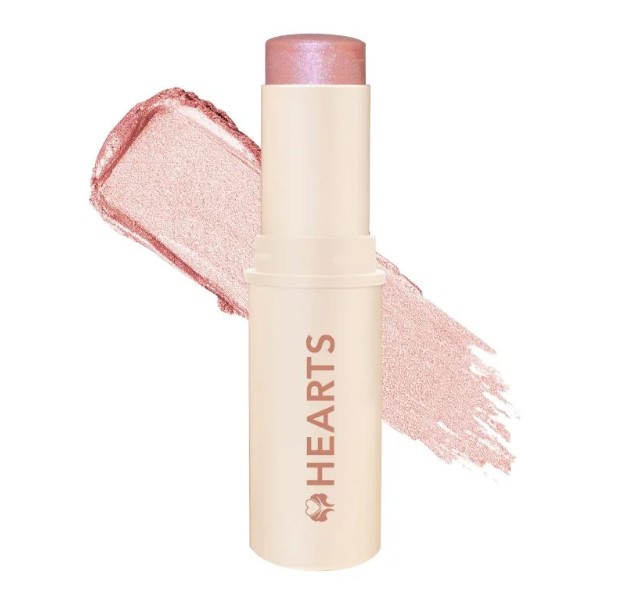 HEARTS HIGHLIGHTER STICK DEWEY LIGHT  هارتس قلم اضاءة لامع بتأثير ندي