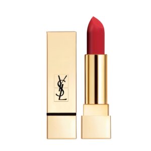 YVES SAINT LAURENT Rouge Pur Couture The Mats Pure Color Matt Bright - 201 Orange Imagine واي اس ال احمر شفاه مات