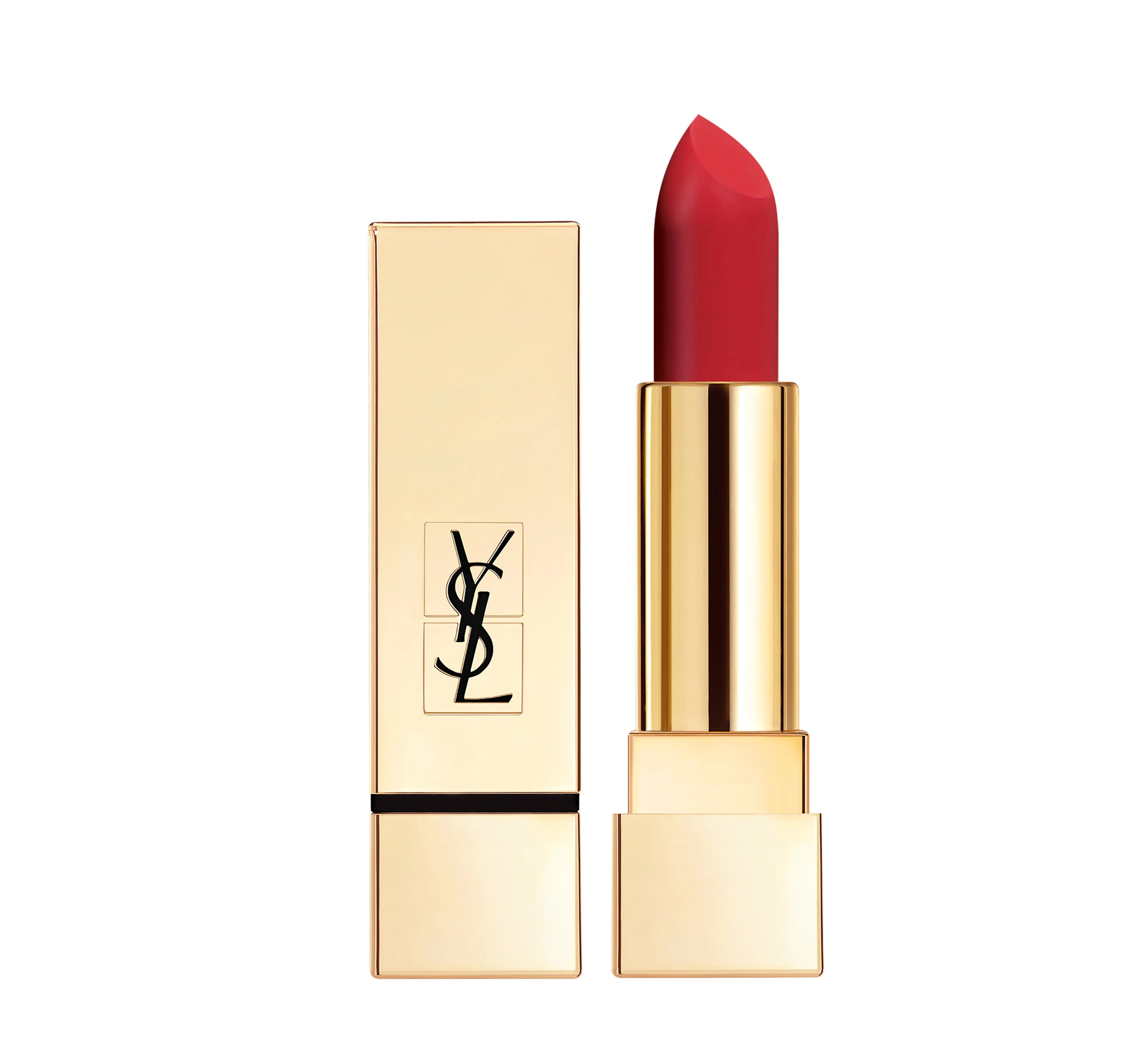 YVES SAINT LAURENT Rouge Pur Couture The Mats Pure Color Matt Bright - 201 Orange Imagine  واي اس ال احمر شفاه مات