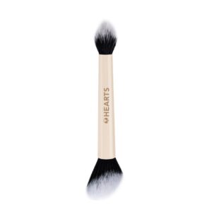 HEARTS Dual Makeup Brush B002  هارتس فرشاة مكياج مزدوجة