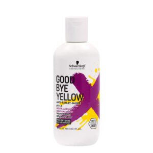SCHWARZKOPF Good bye Yellow Neutral Wash Shampoo 300ml شامبو للشعر الأشقر أو الفضي