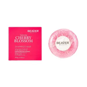 BEAVER Cherry Blossom Shampoo Bar 100g صابونة شامبو برائحة زهر الكرز