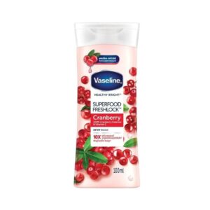 VASELINE Superfood Freshlock Cranberry Body Lotion 100ml  لوشن مرطب للجسم برائحة التوت البري من فازلين