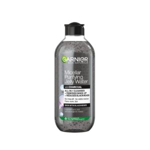 GARNIER Pure Active Purifying Micellar Jelly Water with Charcoal 400ml  غسول منقي للبشرة بالفحم من غارنييه