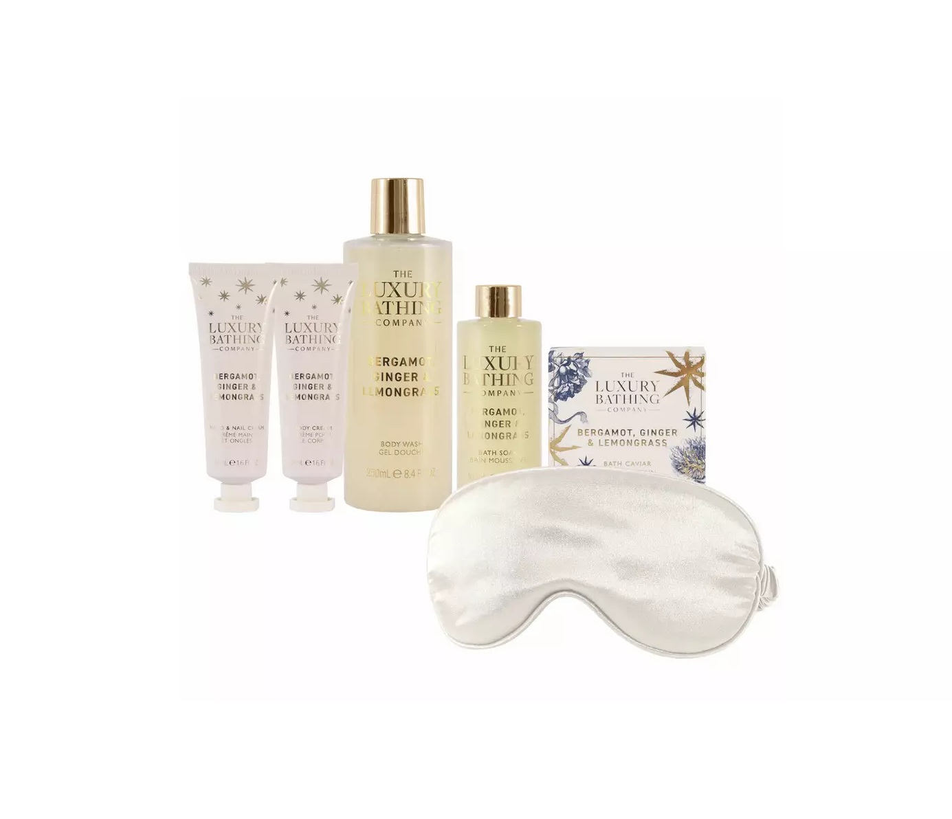 THE LUXURY BATHING Bergamot Ginger and Lemongrass Ultimate Pamper Gift Set مجموعة العناية بالجسم بالبرغموت والزنجبيل وعشب الليمون من ذا لكجري باثنك - Image 2