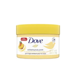 DOVE exfoliating body polish Crushed Almond and Mango Butter 298g  دوف مقشر الجسم بخلاصه اللوز وزبدة المانجو