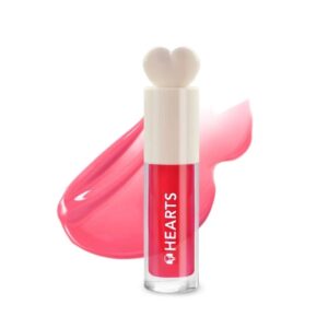 HEARTS Lip Gloss  هارتس أحمر شفاه سائل لامع