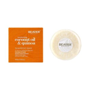 BEAVER Coconut Oil & Quinoa Shampoo Bar 100g صابونة شامبو زيت جوز الهند والكينوا