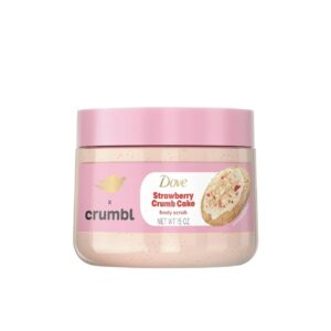 DOVE Dove x Crumbl Strawberry Crumb Cake Body Scrub 425ml  دوڤ مقشر للجسم برائحة كعكة الفراولة