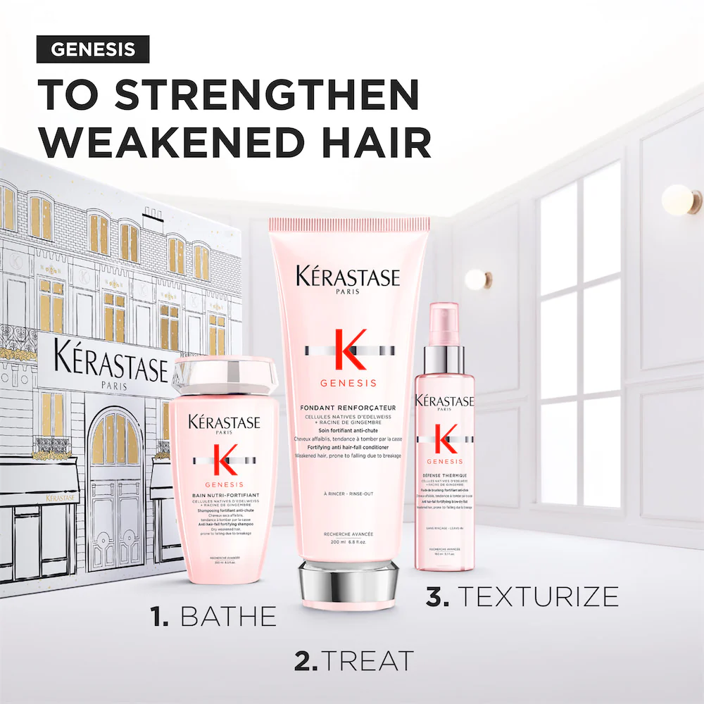 KERASTASE YOUR HAIRCARE RITUAL TO STRENGTHEN WEAKENED HAIR GIFT SET مجموعة هدايا كيراستاس للعناية بالشعر لتقوية الشعر الضعيف - Image 2