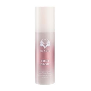 HEARTS BODY GLOW - 001 PINK 120ml هارتس اضاءة لامعة تمنح توهج للبشرة والجسم
