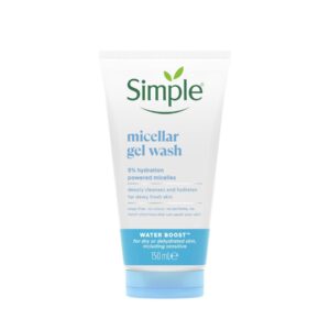 SIMPLE Water Boost Micellar Facial Gel Wash 150ml  غسول للبشرة من سيمبل