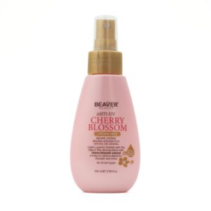 BEAVER Cherry Blossom Aroma Mist 500ml بيفر سبراي معالج للشعر برائحة زهر الكرز مع عامل حماية من اشعة الشمس