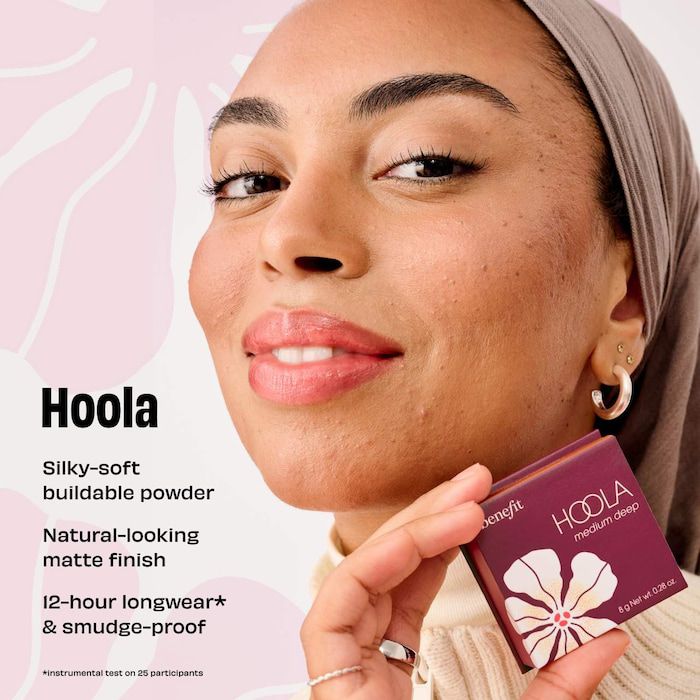 BENEFIT HOOLA MATTE BRONZER - LIGHT بينيفت برونزر للوجه - Image 7