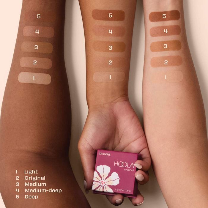 BENEFIT HOOLA MATTE BRONZER - LIGHT بينيفت برونزر للوجه - Image 5