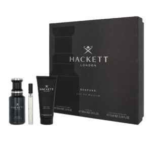 HACKETT BESPOKE FOR MEN COFFRET EDP 100ML+10ML+SHOWER GEL100ML بكج هدايا للرجال من هاكيت