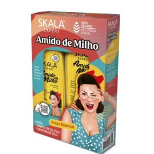 SKALA EXPERT AMIDO DE MILHO SHAMPOO & CONDITIONER SET سكالا شامبو + بلسم للشعر