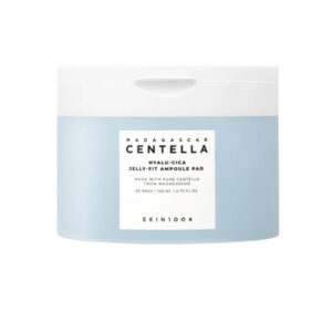 SKIN1004 MADAGASCAR CENTELLA HYALU-CICA JELLY-FIT AMPOULE 60 PADS 140ml پادات للعناية بالبشرة