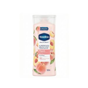VASELINE Superfood Freshlock Peach Body Lotion 100ml  لوشن مرطب للجسم برائحة الخوخ من فازلين